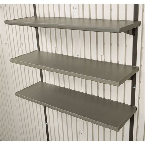 lifetime storage shed shelves